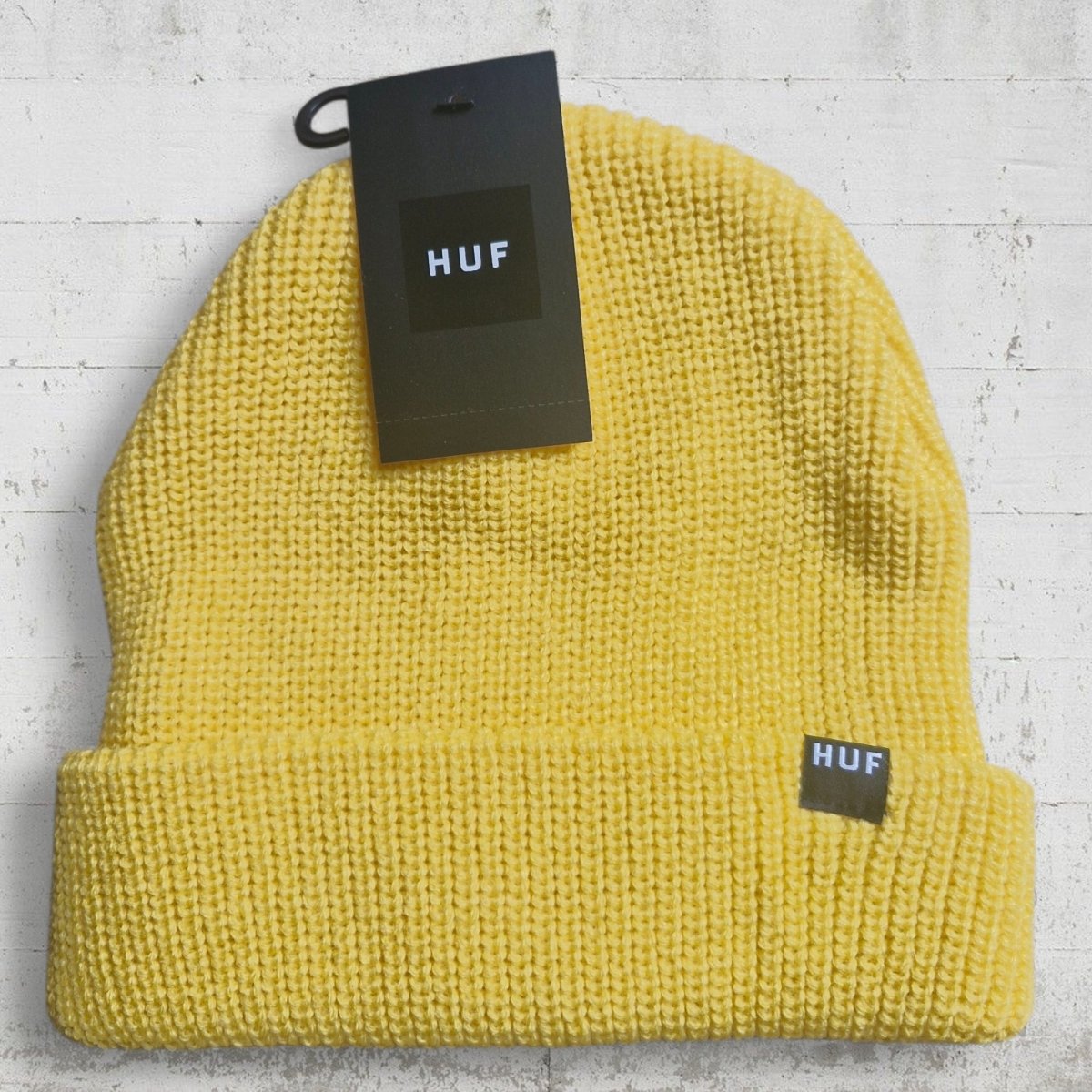 Huf Beanie Essentials Usual gold - Kopfbekleidung & - tücher - Rollbrett Mission