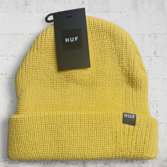 Huf Beanie Essentials Usual gold - Kopfbekleidung & - tücher - Rollbrett Mission