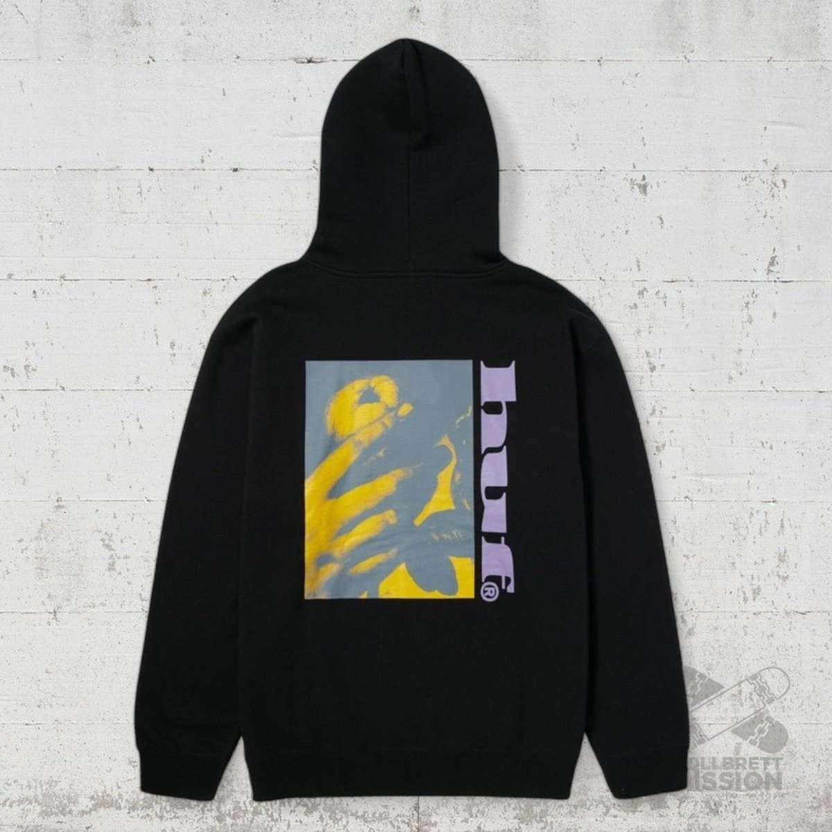 HUF Hoodie Street Knowledge black - Shirts & Tops - Rollbrett Mission