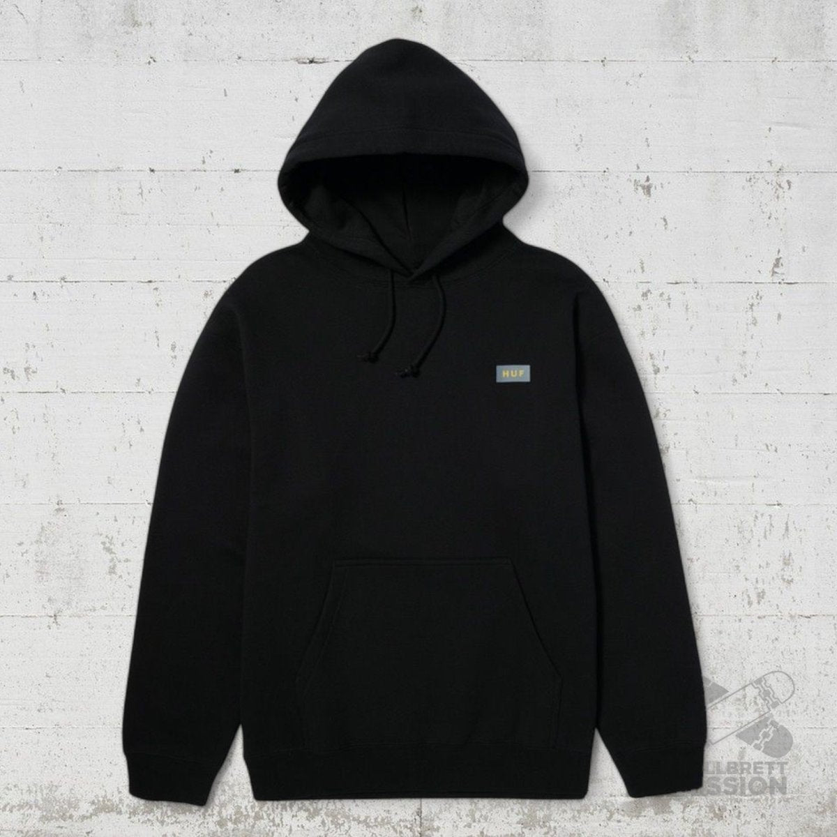 HUF Hoodie Street Knowledge black - Shirts & Tops - Rollbrett Mission