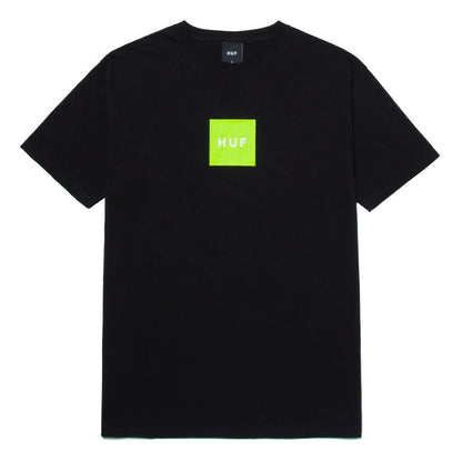 Huf T-Shirt Essentials Box Logo black - Rollbrett Mission