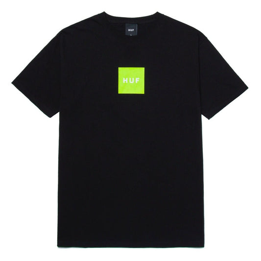 Huf T-Shirt Essentials Box Logo black - Rollbrett Mission