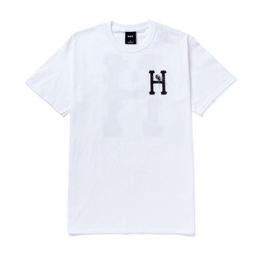 Huf T-Shirt Prey Classic white - Rollbrett Mission