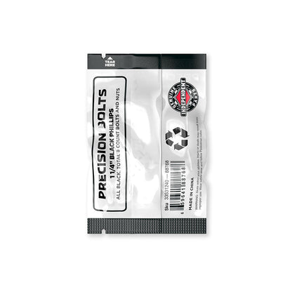 Independent 1 1/4" Kreuz Montageschrauben Bolts black - Rollbrett Mission