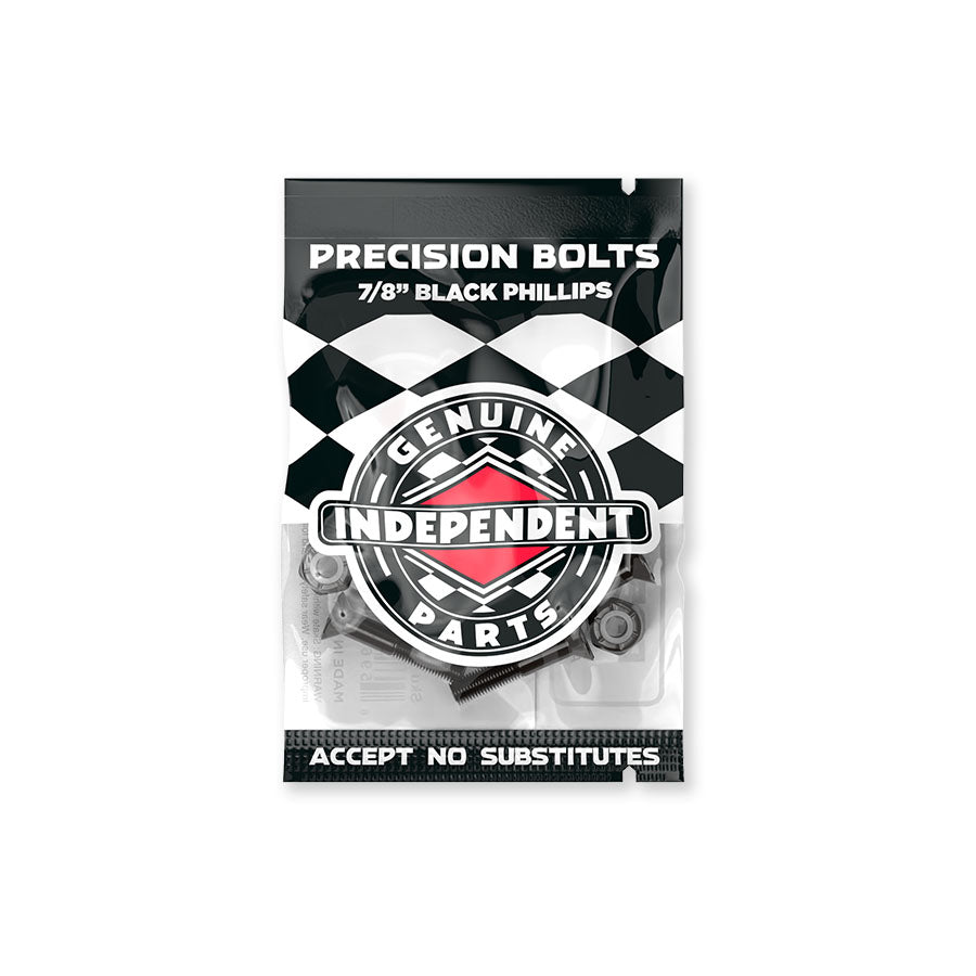 Independent 7/8" Inbus Allen black Montageschrauben Bolts - Rollbrett Mission