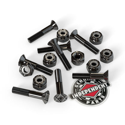 Independent 7/8" Inbus Allen black Montageschrauben Bolts - Rollbrett Mission