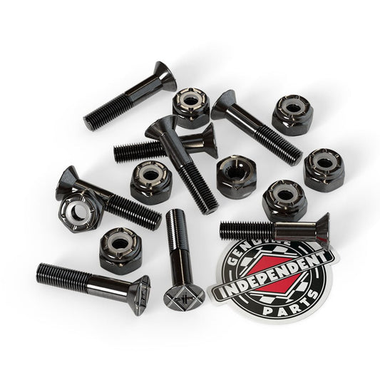 Independent 7/8" Inbus Allen black Montageschrauben Bolts - Rollbrett Mission