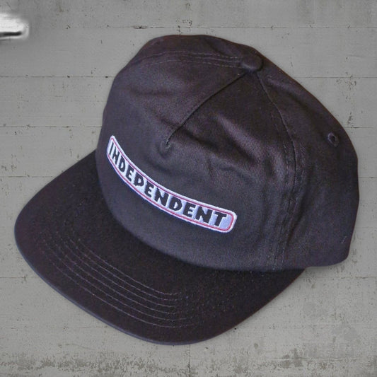 Independent Bar Logo Unstructured Cap black - Kopfbekleidung & - tücher - Rollbrett Mission
