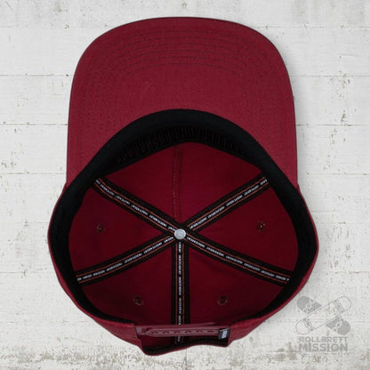 Independent Bar Logo Unstructured Cap burgundy - Kopfbekleidung & - tücher - Rollbrett Mission