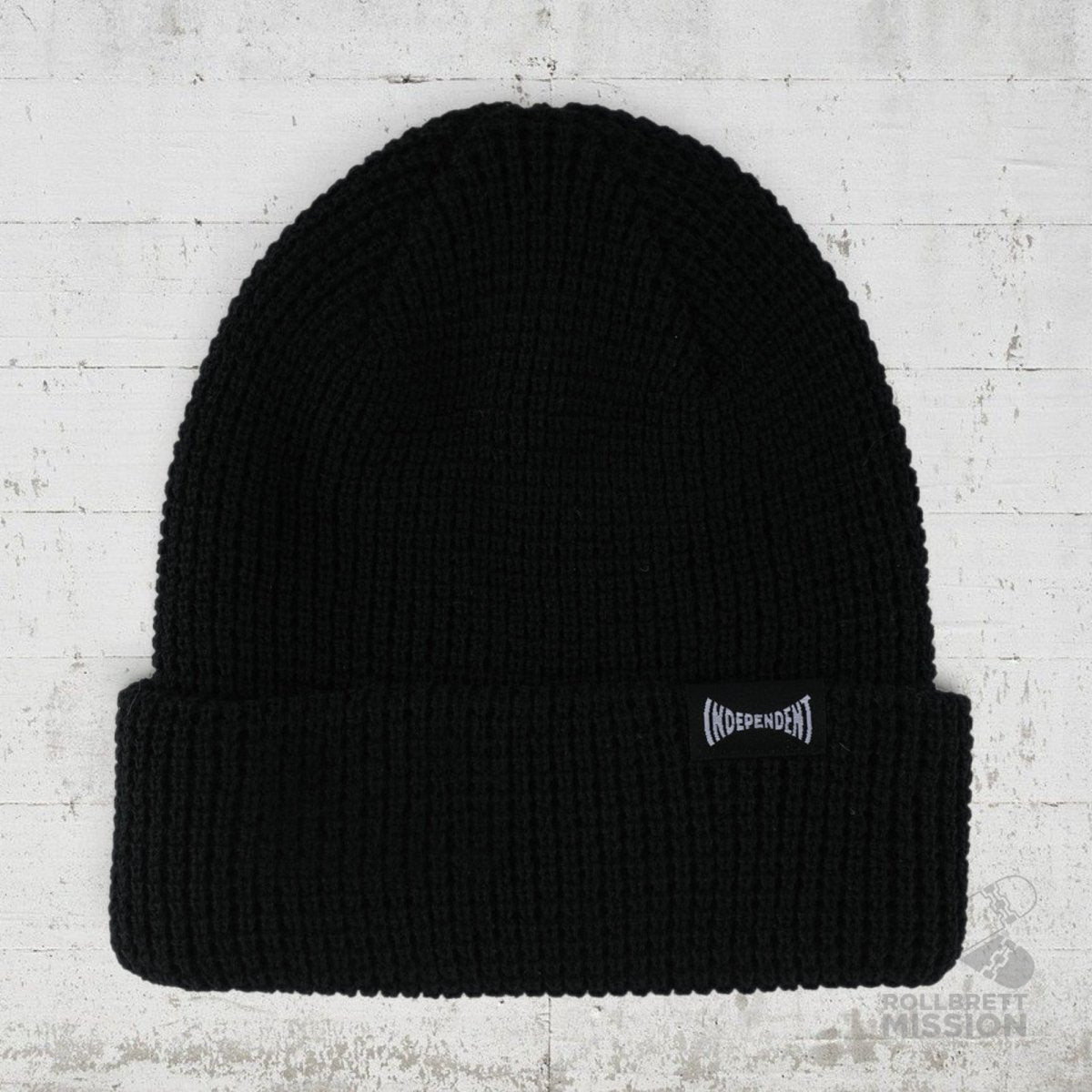 Independent Beanie Built To Grind Waffle Hat black - Kopfbekleidung & -tücher - Rollbrett Mission
