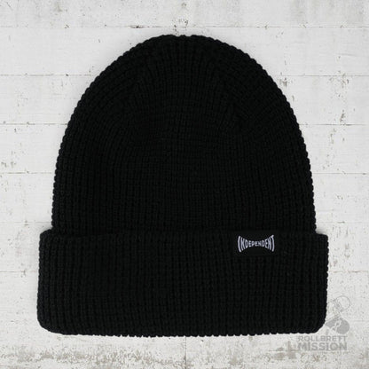 Independent Beanie Built To Grind Waffle Hat black - Kopfbekleidung & -tücher - Rollbrett Mission