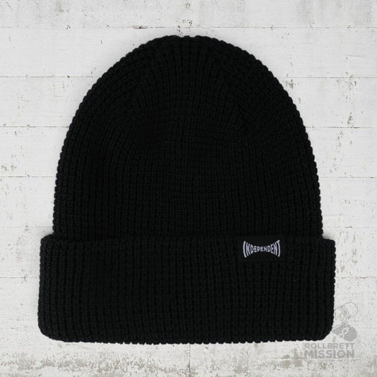 Independent Beanie Built To Grind Waffle Hat black - Kopfbekleidung & -tücher - Rollbrett Mission
