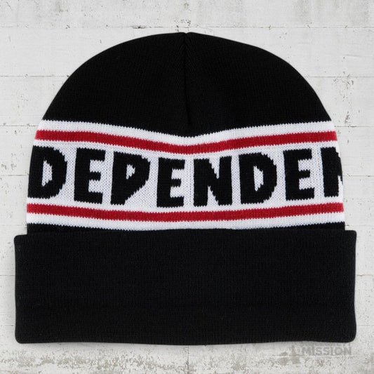 Independent Beanie Long Shoreman Hat black - Kopfbekleidung & - tücher - Rollbrett Mission