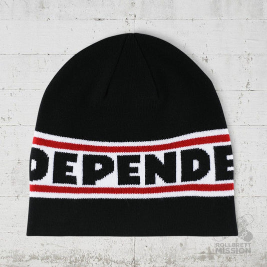 Independent Beanie Skull Bar Logo black - Kopfbekleidung & -tücher - Rollbrett Mission