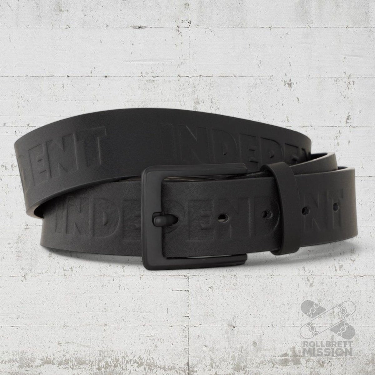 Independent Belt Gürtel Bar Logo black - Gürtel - Rollbrett Mission
