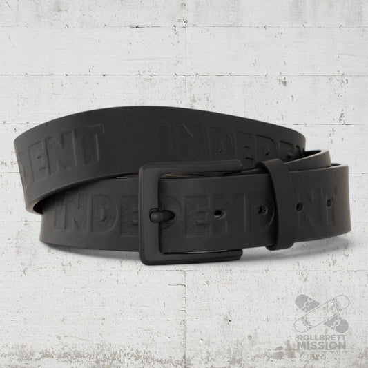 Independent Belt Gürtel Bar Logo black - Gürtel - Rollbrett Mission