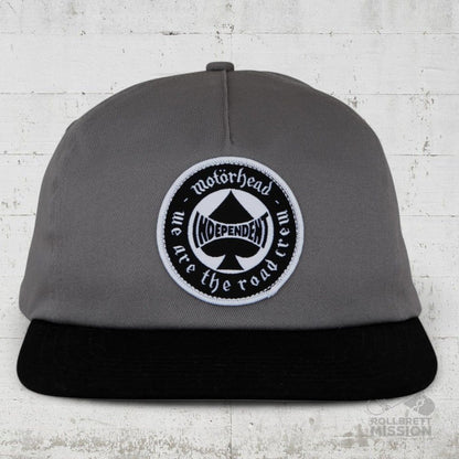 Independent Cap Motörhead Spade Snapback Hat charcoal - black - Kopfbekleidung & - tücher - Rollbrett Mission