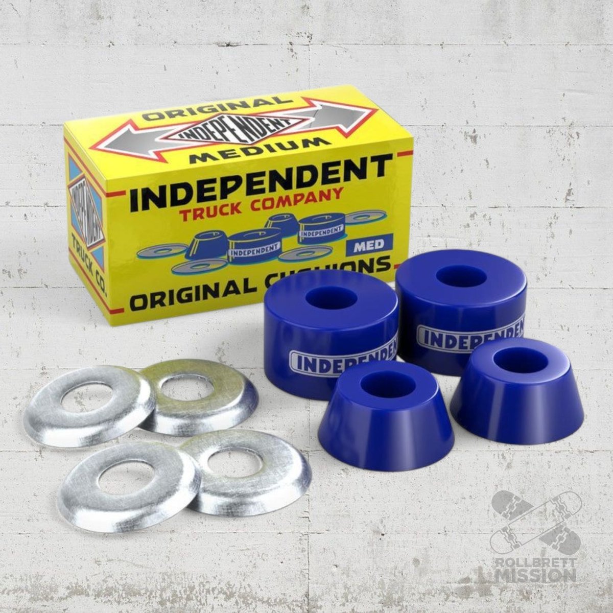 Independent Original Cushions Medium 92A - Skateboard - Kleinteile - Rollbrett Mission