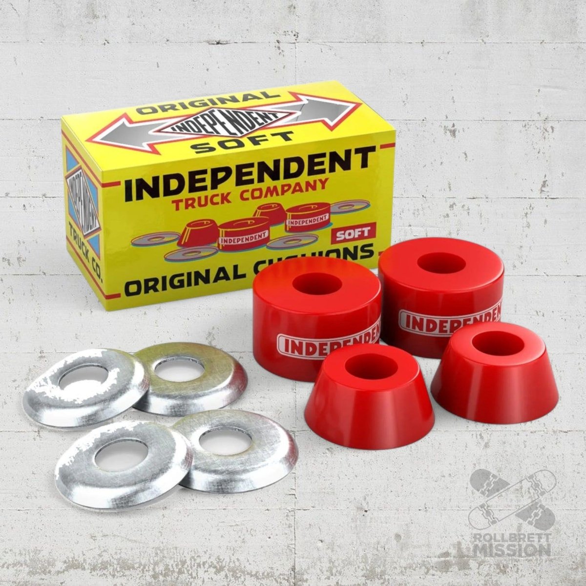 Independent Original Cushions Soft 90A - Skateboard - Kleinteile - Rollbrett Mission