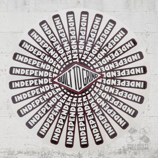 Independent Revolution Sticker 15cm - Rollbrett Mission