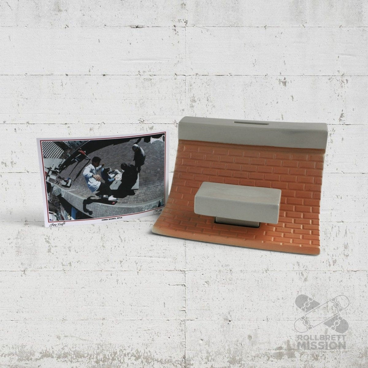 Independent Spardose China Bank Ceramic Coin Bank - Rollbrett Mission
