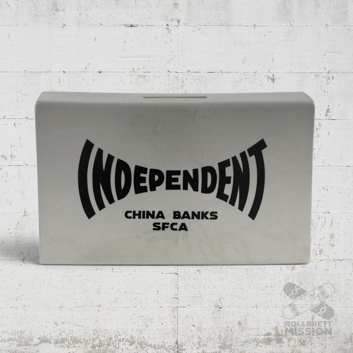 Independent Spardose China Bank Ceramic Coin Bank - Rollbrett Mission