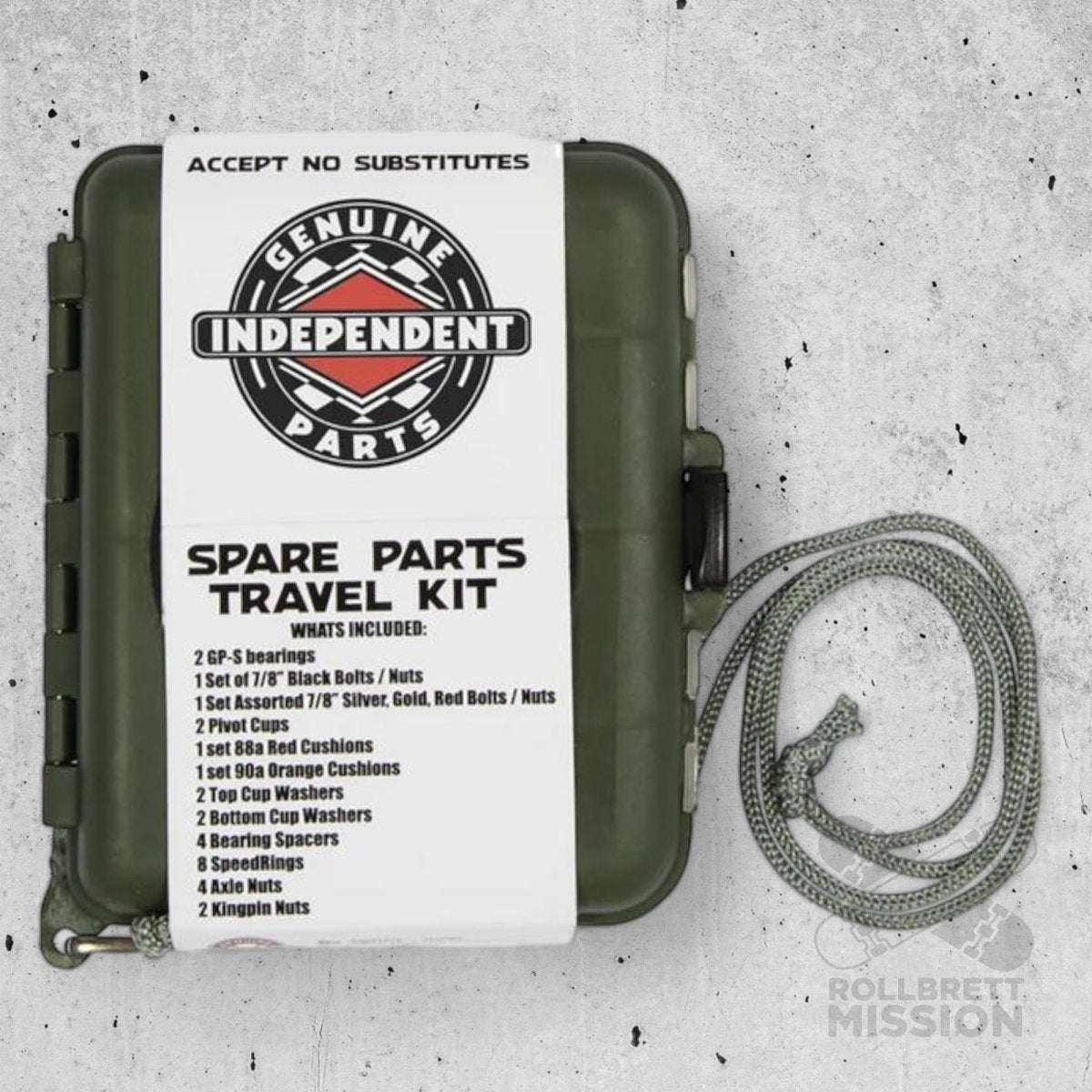 Independent Spare Parts Travel Kit - Rollbrett Mission