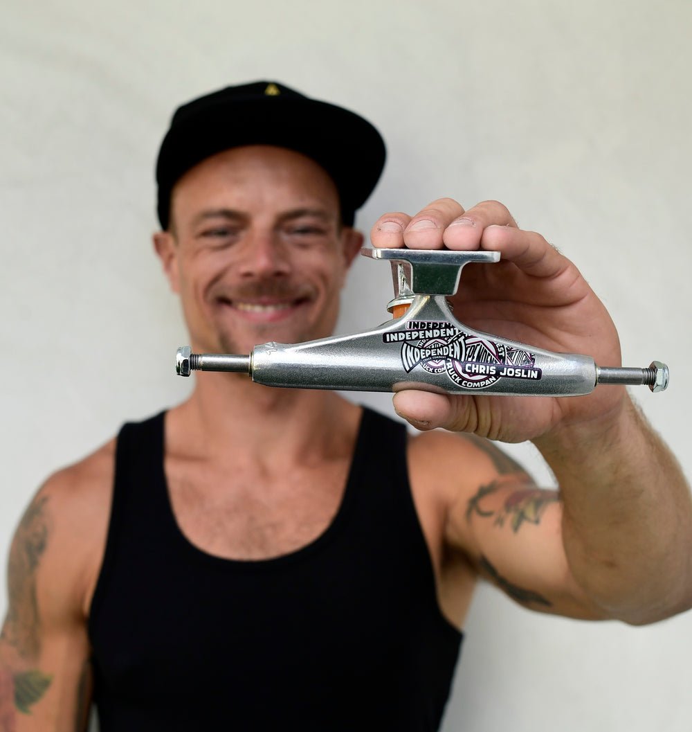 Independent Stage 11 149 Forged Titanium Joslin Sticker Slap 8.5" Truck - Skateboard-Achsen - Rollbrett Mission