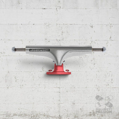 Independent Stage 4 215 Hollow Bar Logo silver ano red 10.0" Truck - Skateboard-Achsen - Rollbrett Mission
