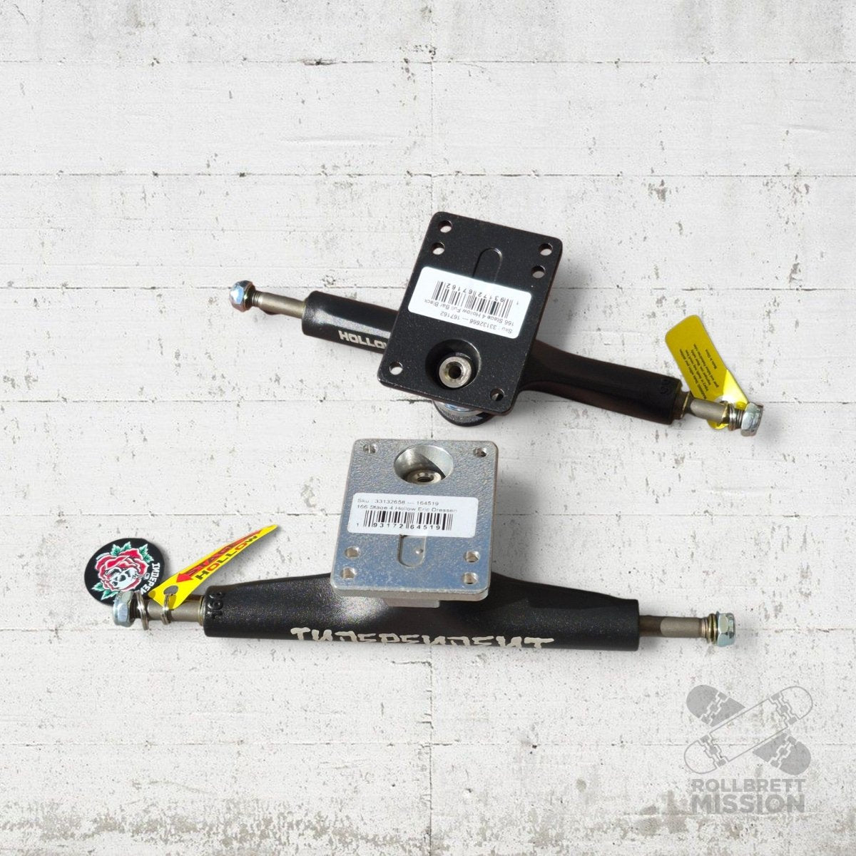 Independent Stage 4 Hollow 166 Eric Dressen Pro / Full Bar black 9.0" Truck SET - Skateboard-Achsen - Rollbrett Mission