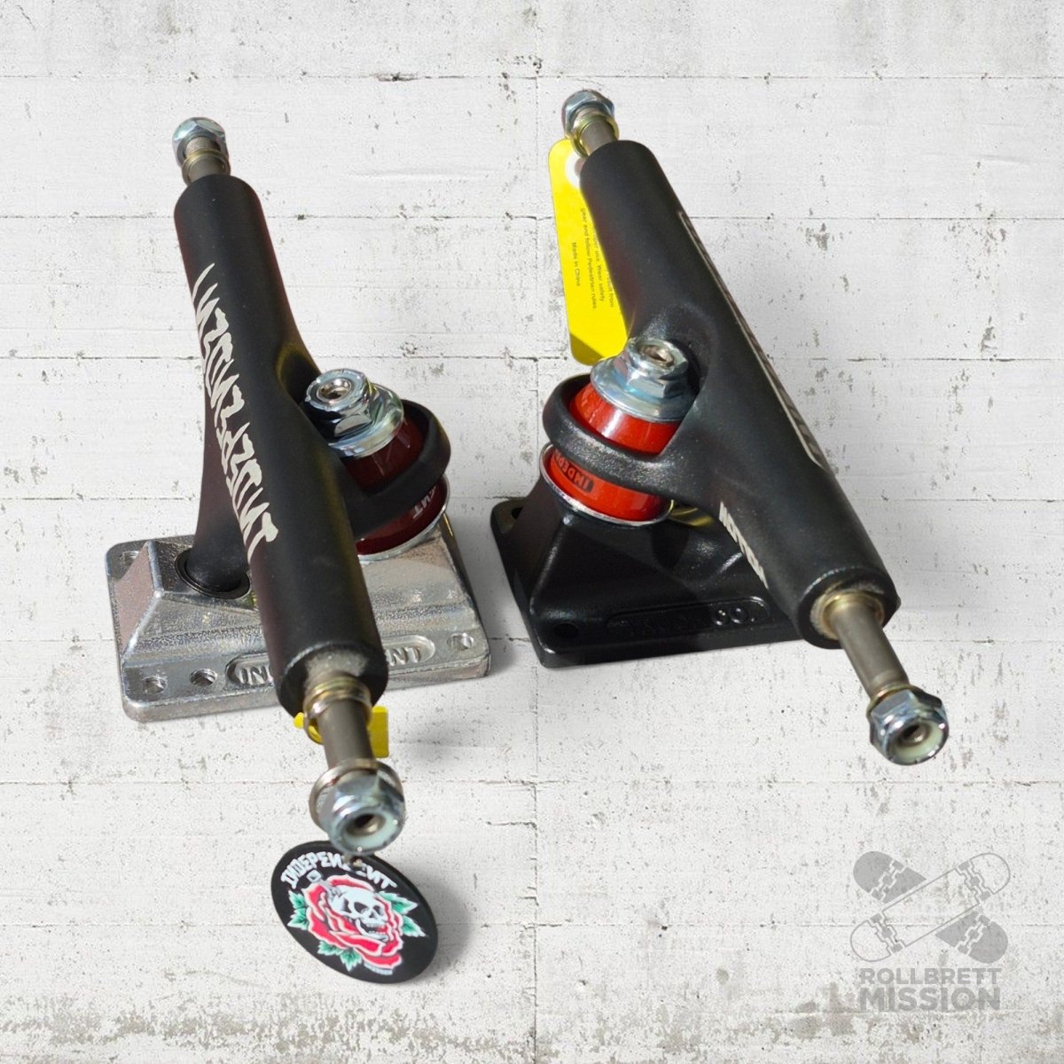 Independent Stage 4 Hollow 166 Eric Dressen Pro / Full Bar black 9.0" Truck SET - Skateboard-Achsen - Rollbrett Mission