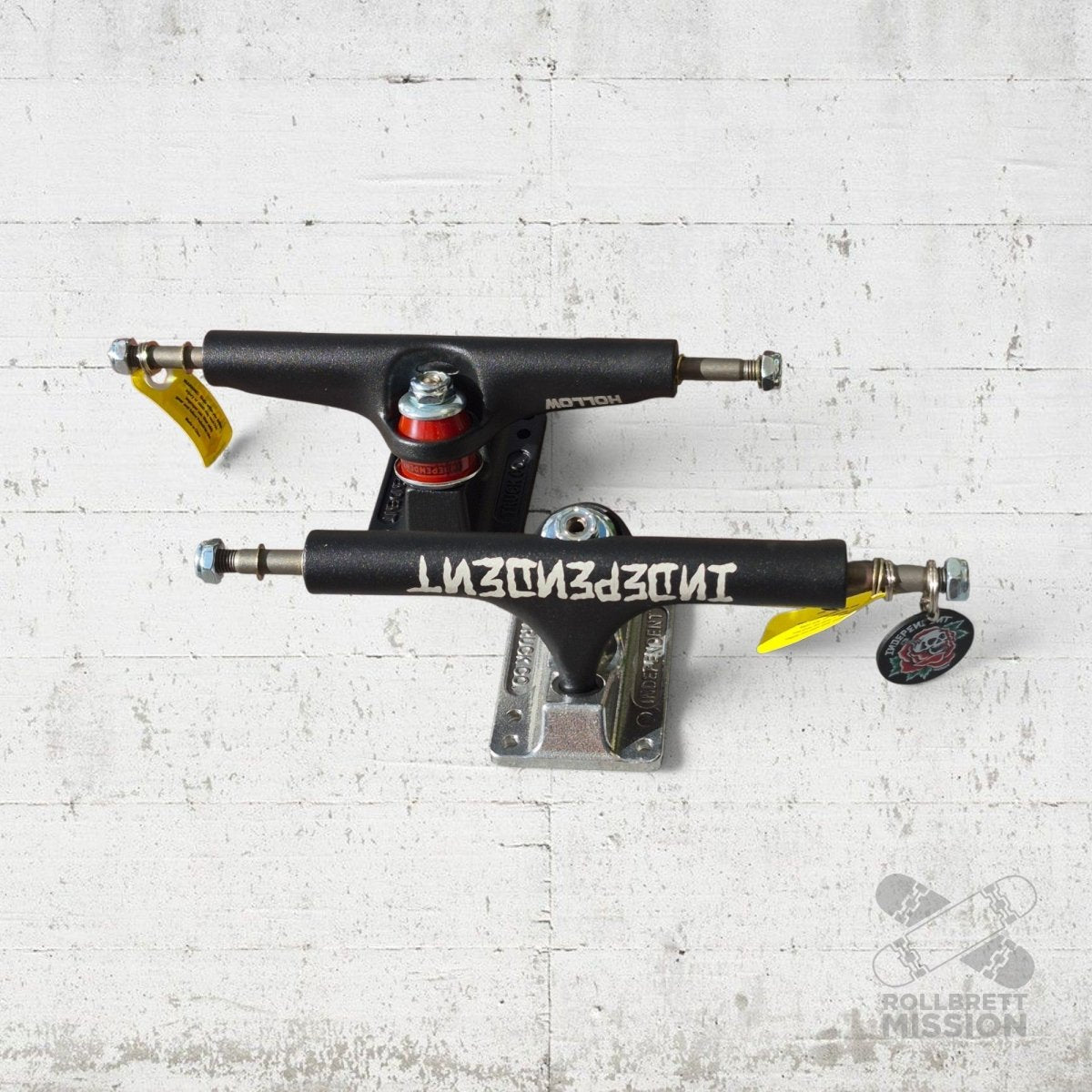 Independent Stage 4 Hollow 166 Eric Dressen Pro / Full Bar black 9.0" Truck SET - Skateboard-Achsen - Rollbrett Mission