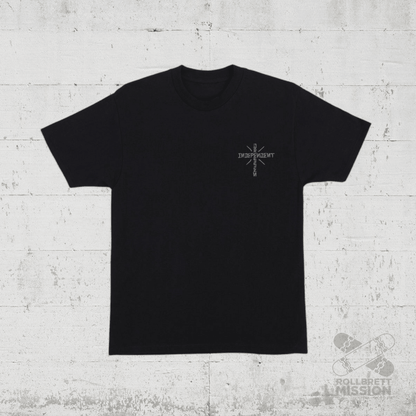 Independent T-Shirt Dressen Skull Rose Heavyweight black - Rollbrett Mission