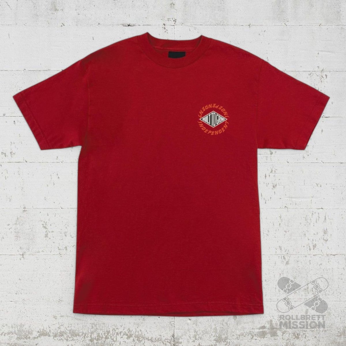 Independent T-Shirt Fire Starter cardinal red - Rollbrett Mission