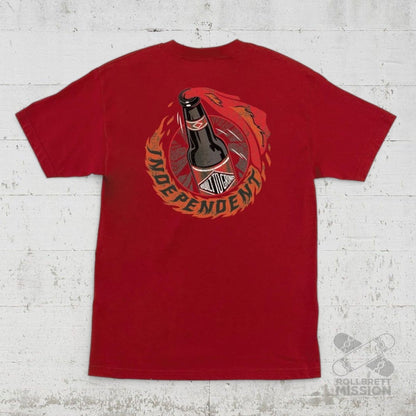 Independent T-Shirt Fire Starter cardinal red - Rollbrett Mission