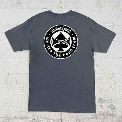 Independent T-Shirt Motörhead Spade charcoal - Rollbrett Mission
