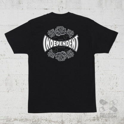 Independent T-Shirt Rose Span black - Rollbrett Mission
