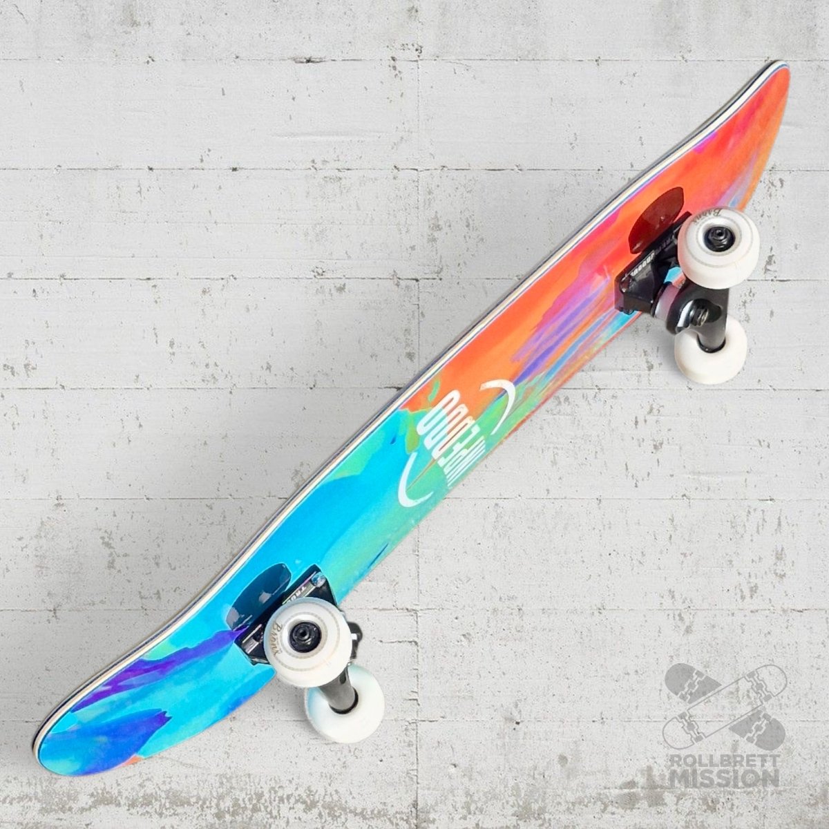 Inpeddo Brush Stroke Short & Wide 8.0" Kids Complete Skateboard - Skateboards - Rollbrett Mission