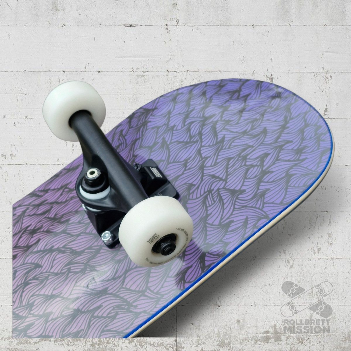 Inpeddo Feather Short & Wide 7.75" Kids Complete Skateboard - Skateboards - Rollbrett Mission