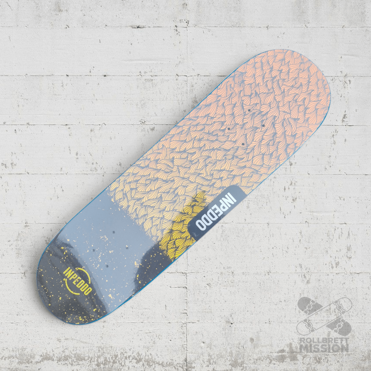 Inpeddo Feather Short & Wide 8.0 Kids Deck - Skateboard - Decks - Rollbrett Mission