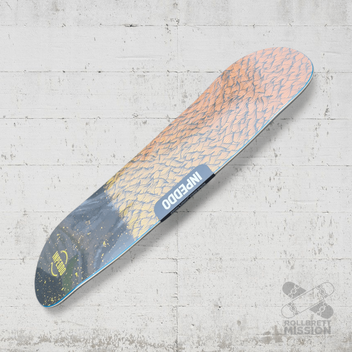 Inpeddo Feather Short & Wide 8.0 Kids Deck - Skateboard - Decks - Rollbrett Mission