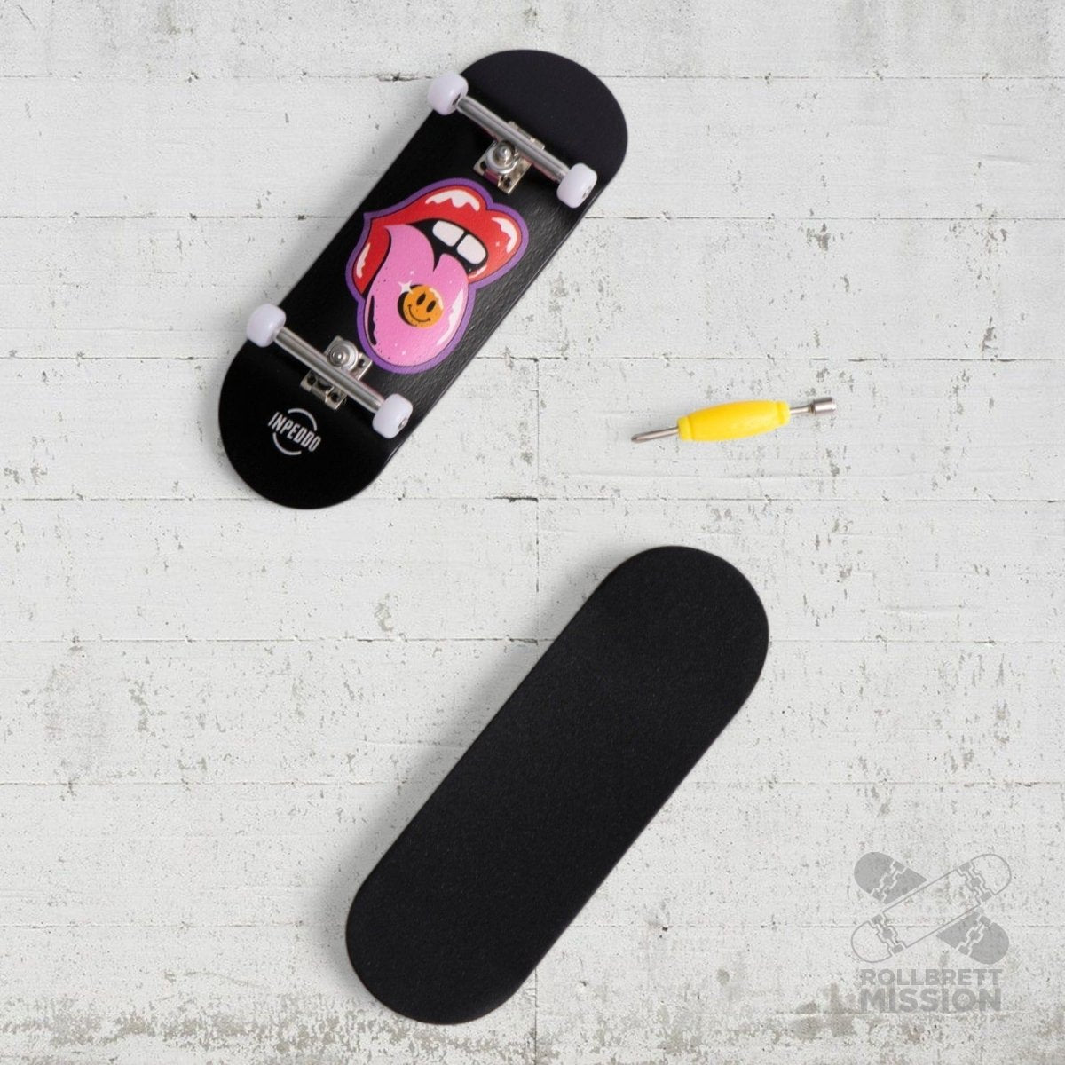 Inpeddo Fingerboard Gen3 Happy Mouth 34mm - Fingerboard - Rollbrett Mission