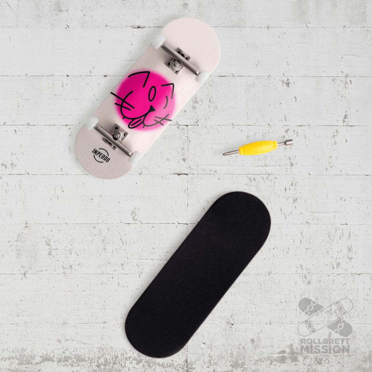 Inpeddo Fingerboard Gen3 It's Cat 34mm - Fingerboard - Rollbrett Mission
