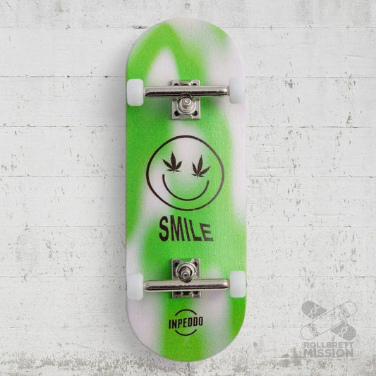 Inpeddo Fingerboard Gen3 Smile Green 34mm - Fingerboard - Rollbrett Mission
