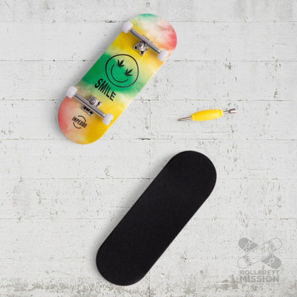 Inpeddo Fingerboard Gen3 Smile Tie Dye 34mm - Fingerboard - Rollbrett Mission