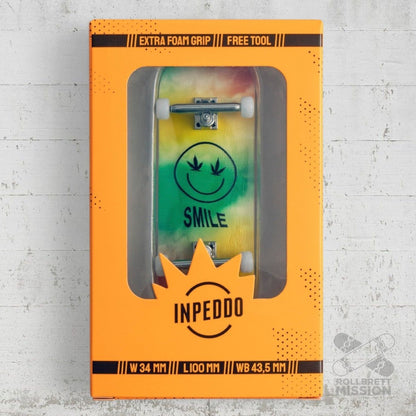Inpeddo Fingerboard Gen3 Smile Tie Dye 34mm - Fingerboard - Rollbrett Mission