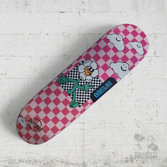 Inpeddo Happy Flower Short & Wide 7.75 Kids Deck - Skateboard-Decks - Rollbrett Mission