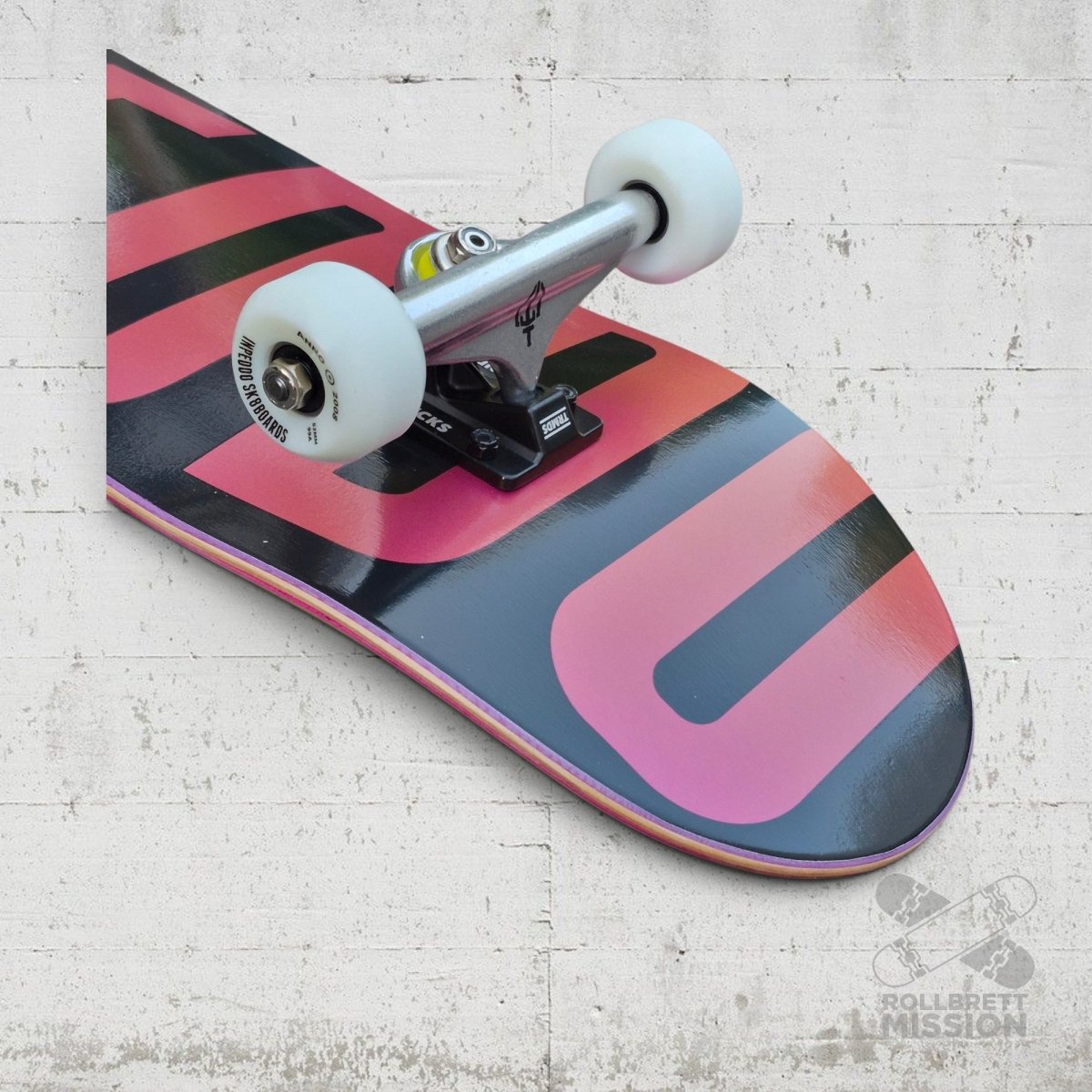 Inpeddo Logo Script Mid Size 8.25" Complete Skateboard - Skateboards - Rollbrett Mission
