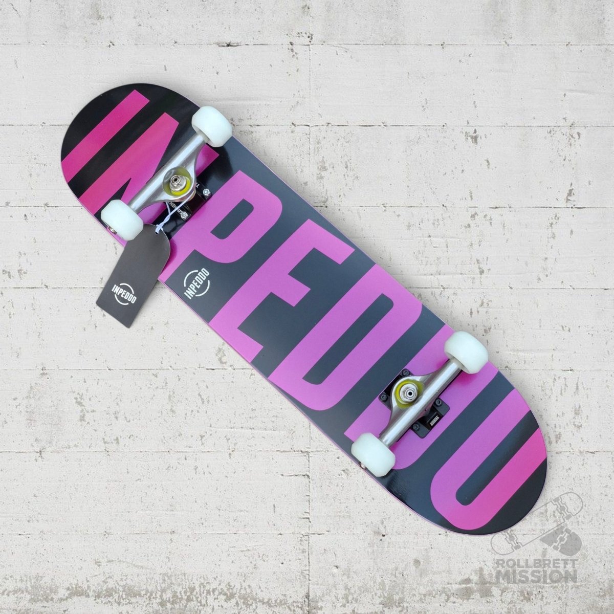 Inpeddo Logo Script Mid Size 8.25" Complete Skateboard - Skateboards - Rollbrett Mission