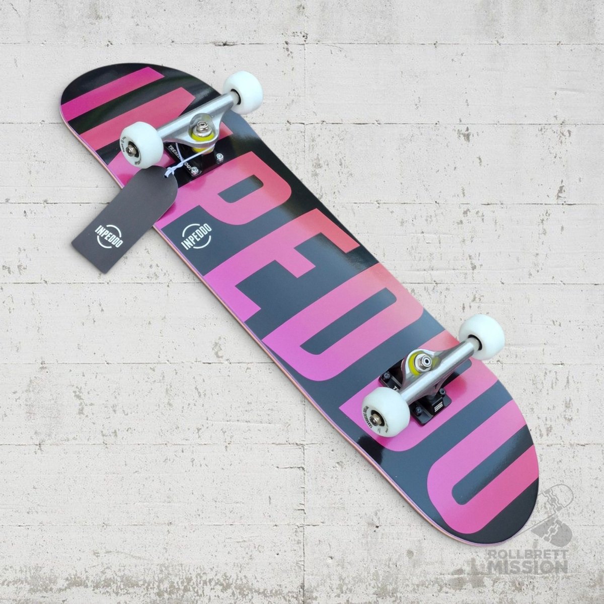 Inpeddo Logo Script Mid Size 8.25" Complete Skateboard - Skateboards - Rollbrett Mission